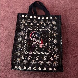 Vera Bradley Black Floral Owl Tote